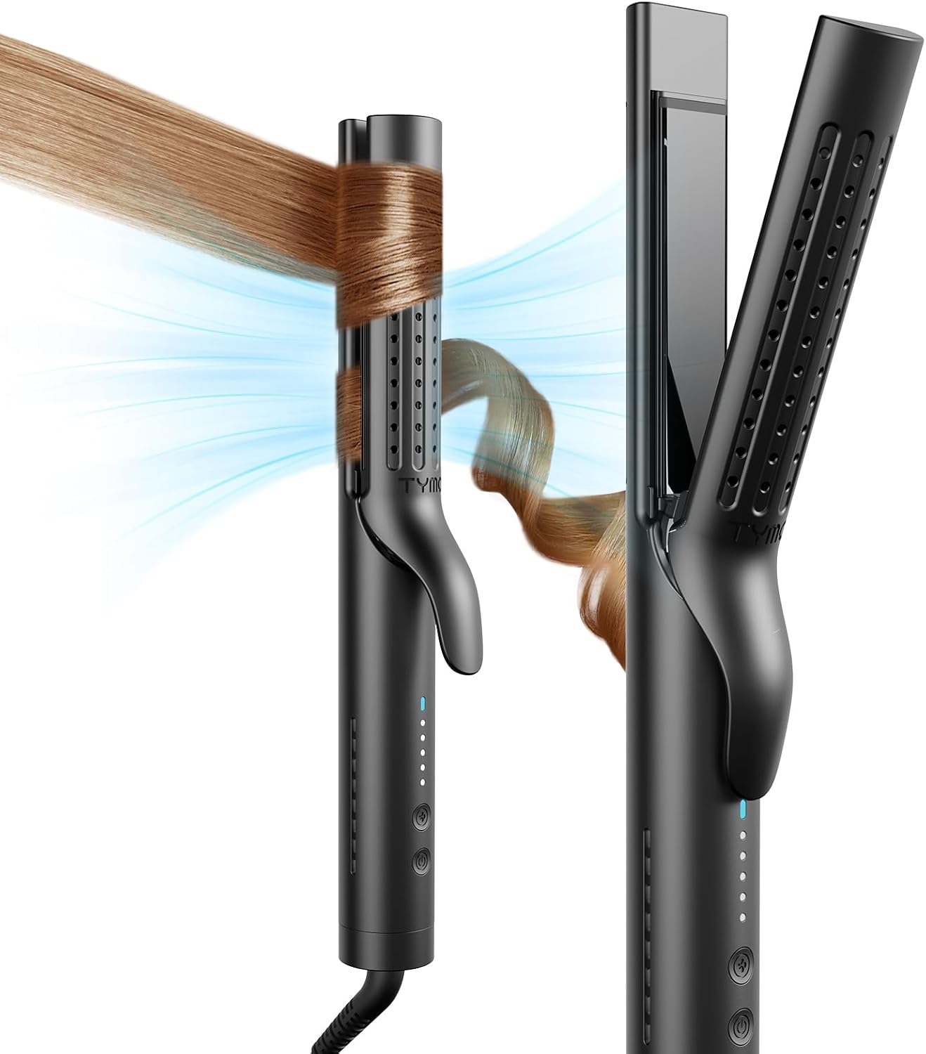 Airflow 2.0 Curling Iron Flat Iron - Hair Straightener and Curler 2 in 1