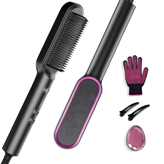 Hair Straightener Comb Straightening Brush for Women